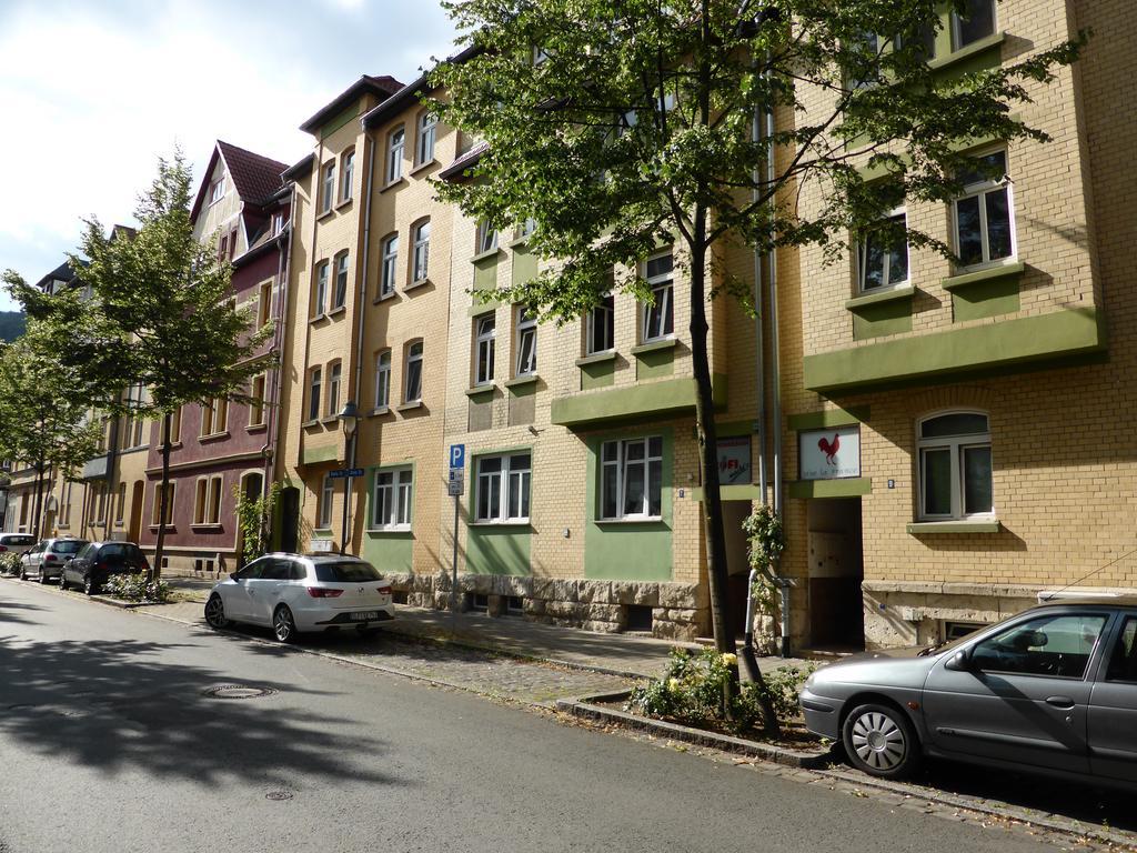 Ferienwohnung Friedrich Schiller, 2 Schlafzimmer, Balkon,Kostenloses Wifi, Naehe Zentrum, Jena Esterno foto